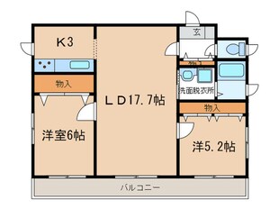 グランプラス覚王山の物件間取画像